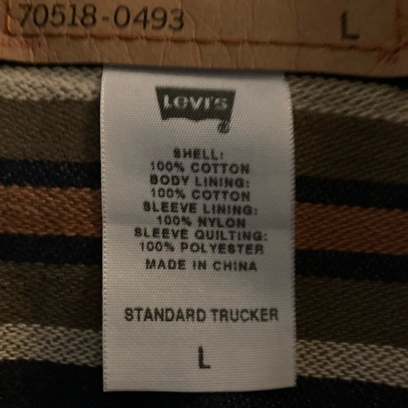 LEVI’S EXCEPTIONAL!! VINTAGE NWOT TRUCKER JACKET - Picture 7 of 8